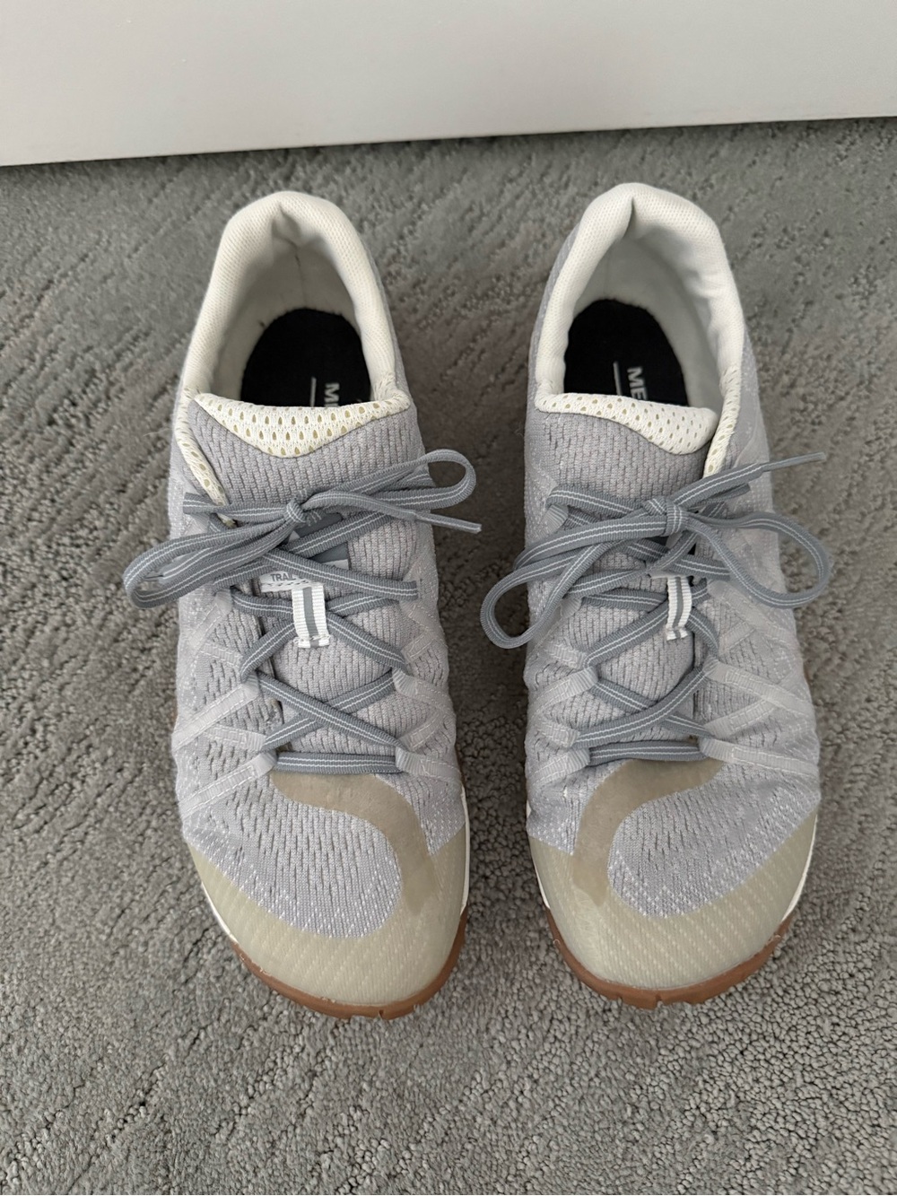 Merrell Barefoot shoes Light Gray Women's Knit Athletic Sneakers